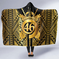 Vanuatu 46th Anniversary Of Independence Hooded Blanket Gold Style LT05 One Size Gold - Polynesian Pride