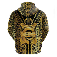 Vanuatu 46th Anniversary Of Independence Hoodie Gold Style LT05 - Polynesian Pride