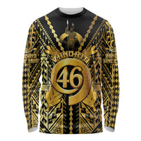 Vanuatu 46th Anniversary Of Independence Long Sleeve Shirt Gold Style LT05 Unisex Gold - Polynesian Pride