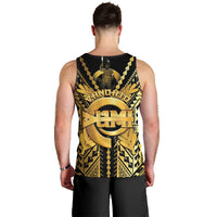 Vanuatu 46th Anniversary Of Independence Men Tank Top Gold Style LT05 - Polynesian Pride