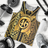 Vanuatu 46th Anniversary Of Independence Men Tank Top Gold Style LT05 - Polynesian Pride