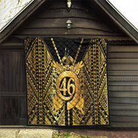 Vanuatu 46th Anniversary Of Independence Quilt Gold Style LT05 - Polynesian Pride