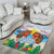 Hawaii And Japan Okinawa Area Rug Aloha Gozaimasu Tiki With Shisa