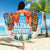 Hawaii And Japan Okinawa Beach Blanket Aloha Gozaimasu Tiki With Shisa