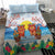 Hawaii And Japan Okinawa Bedding Set Aloha Gozaimasu Tiki With Shisa