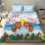 Hawaii And Japan Okinawa Bedding Set Aloha Gozaimasu Tiki With Shisa