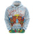 Hawaii And Japan Okinawa Hoodie Aloha Gozaimasu Tiki With Shisa