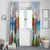 Hawaii And Japan Okinawa Window Curtain Aloha Gozaimasu Tiki With Shisa