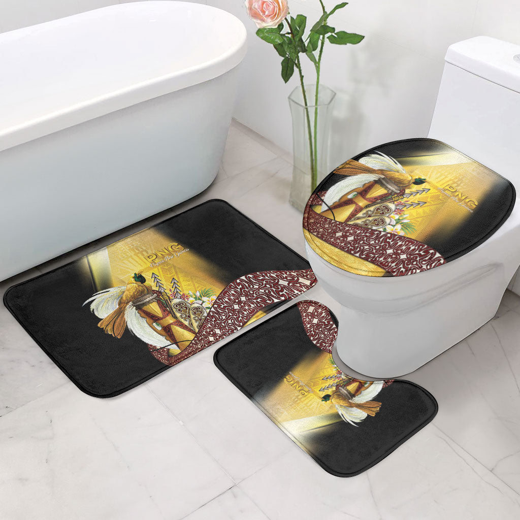 Papua New Guinea Bathroom Set Independence Day Unique Style LT05 - Polynesian Pride