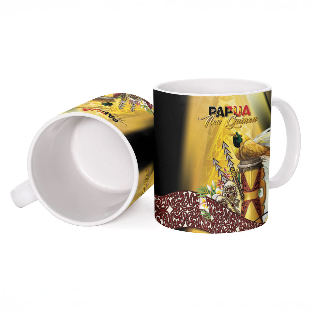 Papua New Guinea Ceramic Mug Independence Day Unique Style LT05 - Polynesian Pride
