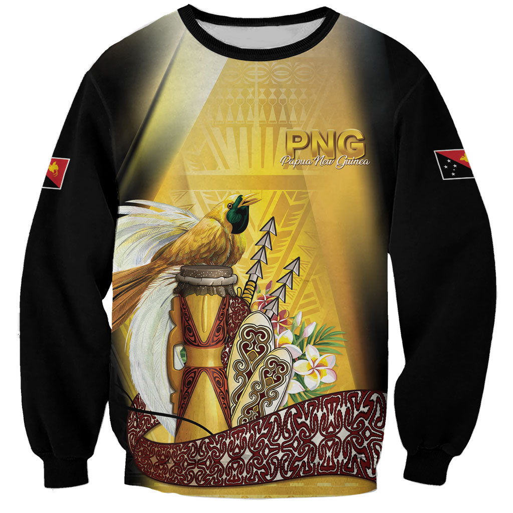 Papua New Guinea Sweatshirt Independence Day Unique Style LT05 Unisex Gold - Polynesian Pride