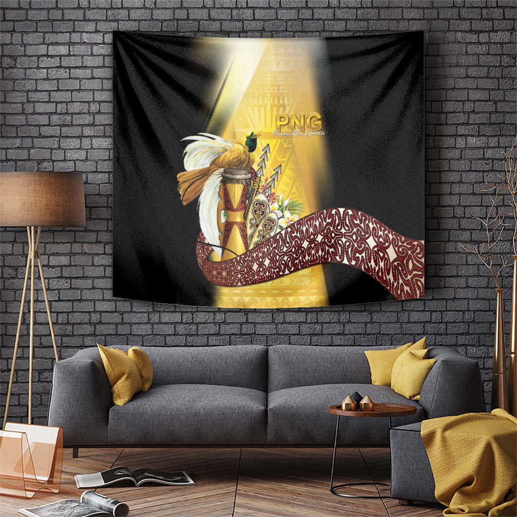 Papua New Guinea Tapestry Independence Day Unique Style LT05 Gold - Polynesian Pride