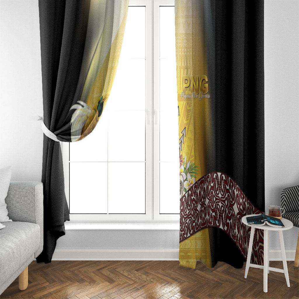 Papua New Guinea Window Curtain Independence Day Unique Style LT05 - Polynesian Pride