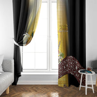 Papua New Guinea Window Curtain Independence Day Unique Style LT05 - Polynesian Pride