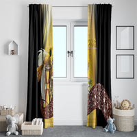 Papua New Guinea Window Curtain Independence Day Unique Style LT05 - Polynesian Pride