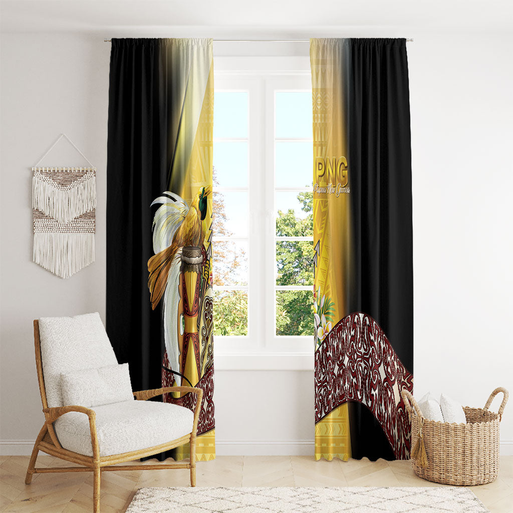 Papua New Guinea Window Curtain Independence Day Unique Style LT05 - Polynesian Pride
