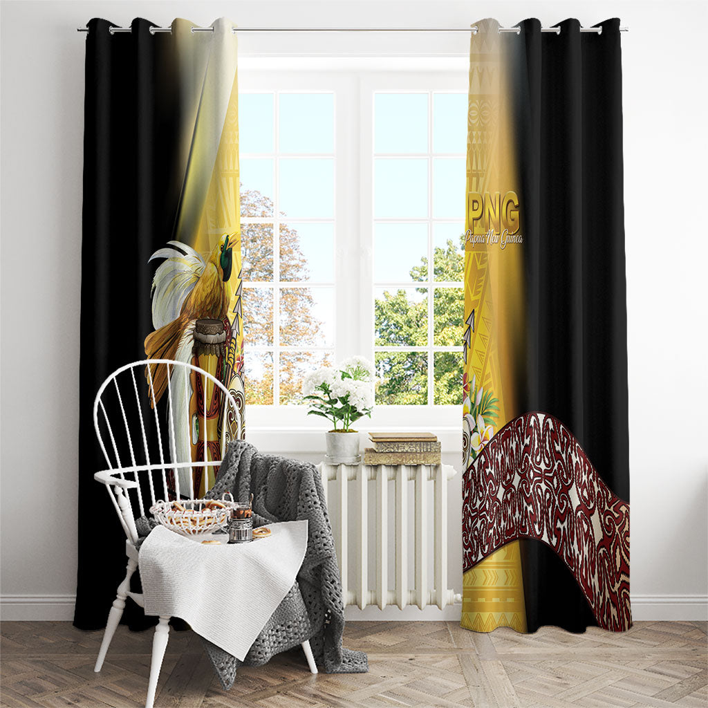Papua New Guinea Window Curtain Independence Day Unique Style LT05 - Polynesian Pride