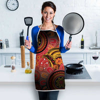 Papua New Guinea Apron Birds Of Paradise With Aboriginal Pattern LT05 - Polynesian Pride