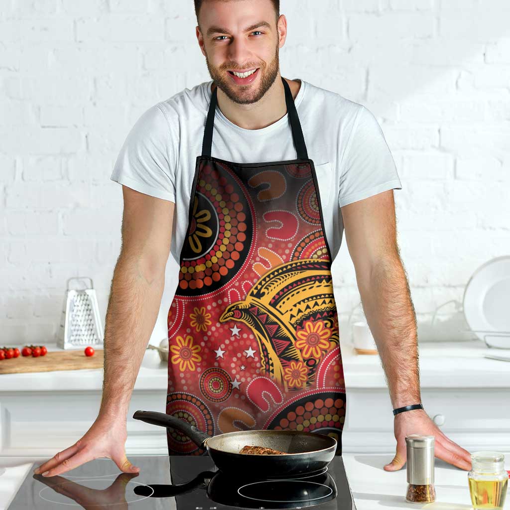 Papua New Guinea Apron Birds Of Paradise With Aboriginal Pattern LT05 - Polynesian Pride