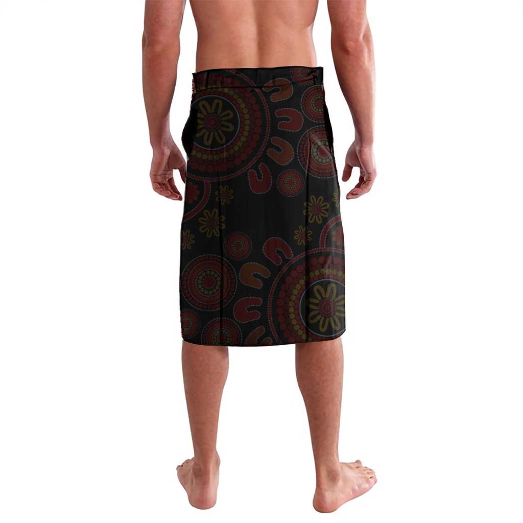 Papua New Guinea Lavalava Birds Of Paradise With Aboriginal Pattern LT05 - Polynesian Pride