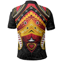 Papua New Guinea Independence Day Polo Shirt Tribal Mask LT05 - Polynesian Pride