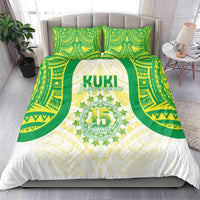 Kuki Independence 2026 Bedding Set Cook Islands 15 Finest White Version LT05 - Polynesian Pride