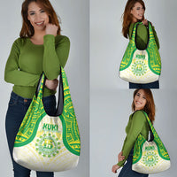 Kuki Independence 2026 Grocery Bag Cook Islands 15 Finest White Version LT05 - Polynesian Pride