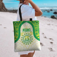 Kuki Independence 2026 Tote Bag Cook Islands 15 Finest White Version LT05 - Polynesian Pride