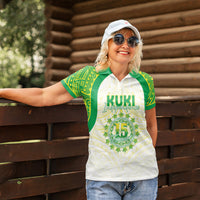 Kuki Independence 2026 Women Polo Shirt Cook Islands 15 Finest White Version LT05 - Polynesian Pride