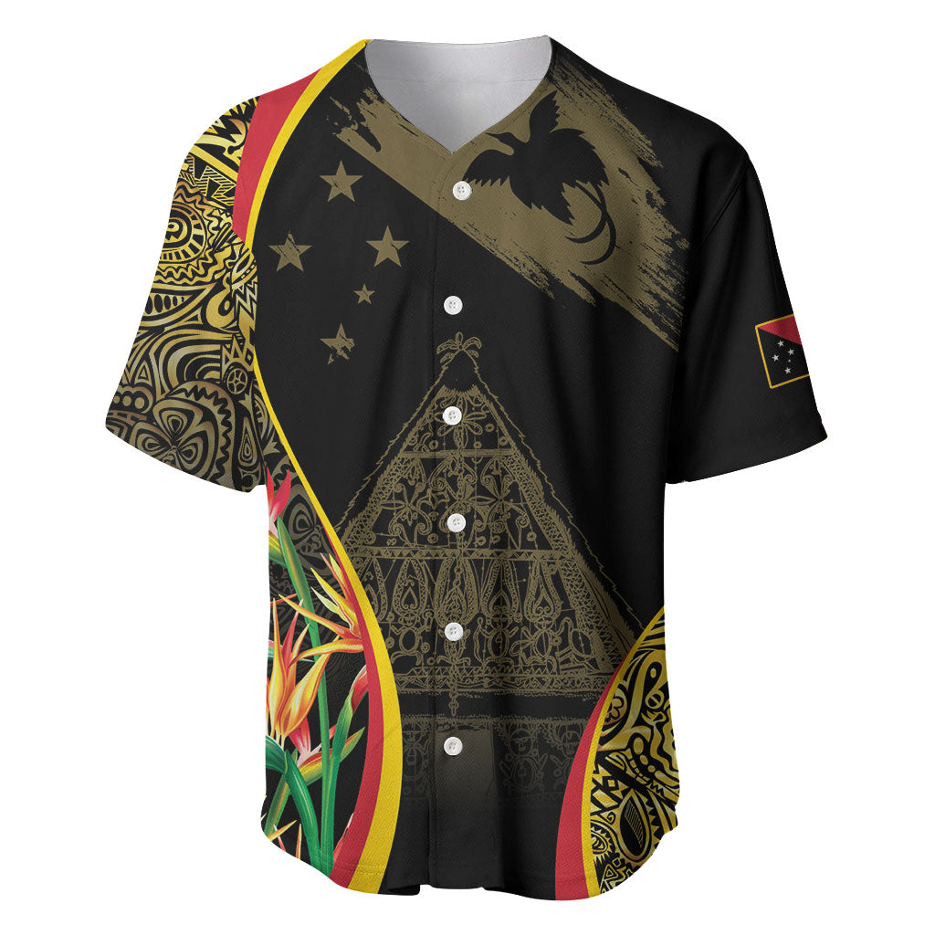 Papua New Guinea Hapi De Bilong Indipendens Baseball Jersey Special Style LT05 Black - Polynesian Pride