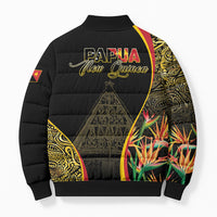Papua New Guinea Hapi De Bilong Indipendens Bomber Puffer Jacket Special Style LT05 - Polynesian Pride
