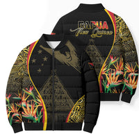 Papua New Guinea Hapi De Bilong Indipendens Bomber Puffer Jacket Special Style LT05 - Polynesian Pride