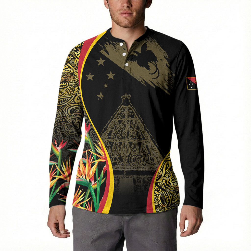 Papua New Guinea Hapi De Bilong Indipendens Button Sweatshirt Special Style LT05 - Polynesian Pride
