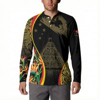 Papua New Guinea Hapi De Bilong Indipendens Button Sweatshirt Special Style LT05 - Polynesian Pride