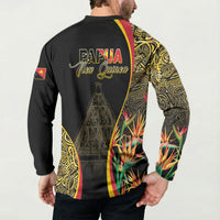 Papua New Guinea Hapi De Bilong Indipendens Button Sweatshirt Special Style LT05 - Polynesian Pride