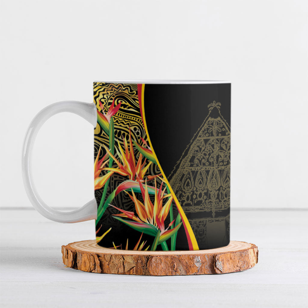 Papua New Guinea Hapi De Bilong Indipendens Ceramic Mug Special Style LT05 Black - Polynesian Pride