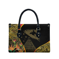 Papua New Guinea Hapi De Bilong Indipendens Leather Bag Special Style LT05 - Polynesian Pride