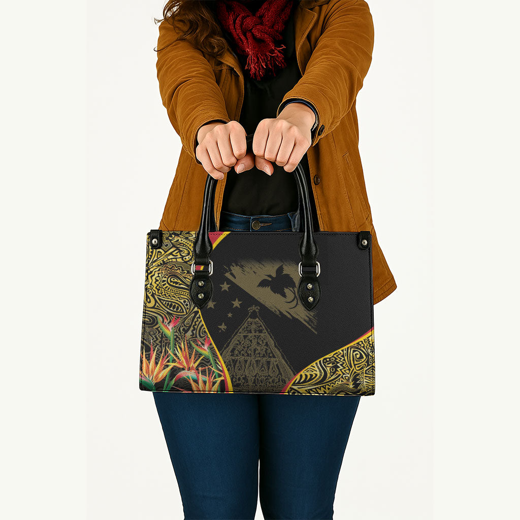Papua New Guinea Hapi De Bilong Indipendens Leather Bag Special Style LT05 - Polynesian Pride