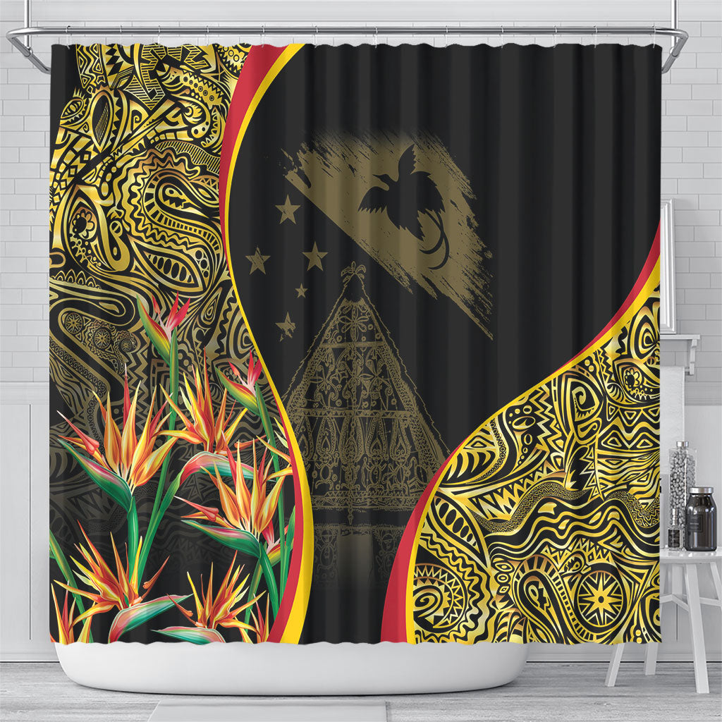Papua New Guinea Hapi De Bilong Indipendens Shower Curtain Special Style LT05 - Polynesian Pride