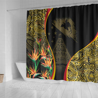 Papua New Guinea Hapi De Bilong Indipendens Shower Curtain Special Style LT05 - Polynesian Pride