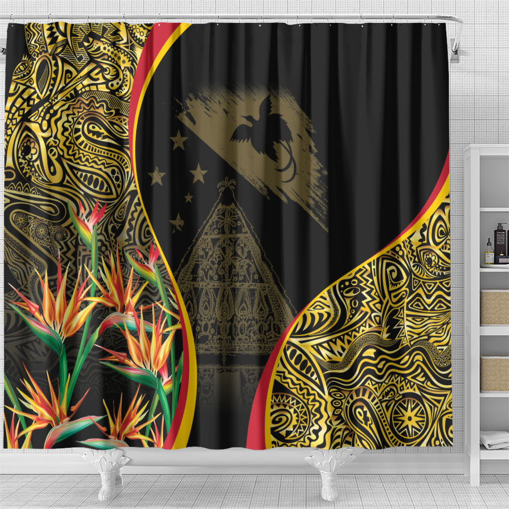 Papua New Guinea Hapi De Bilong Indipendens Shower Curtain Special Style LT05 - Polynesian Pride
