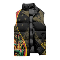 Papua New Guinea Hapi De Bilong Indipendens Sleeveless Puffer Jacket Special Style LT05 - Polynesian Pride
