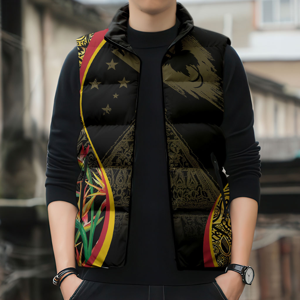 Papua New Guinea Hapi De Bilong Indipendens Sleeveless Puffer Jacket Special Style LT05 - Polynesian Pride