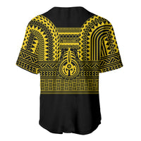 Philippines Filipinos Baseball Jersey Igorot Tribal Pattern Black LT05 - Polynesian Pride