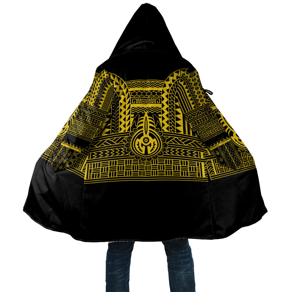 Philippines Filipinos Cloak Igorot Tribal Pattern Black LT05 Unisex Black - Polynesian Pride