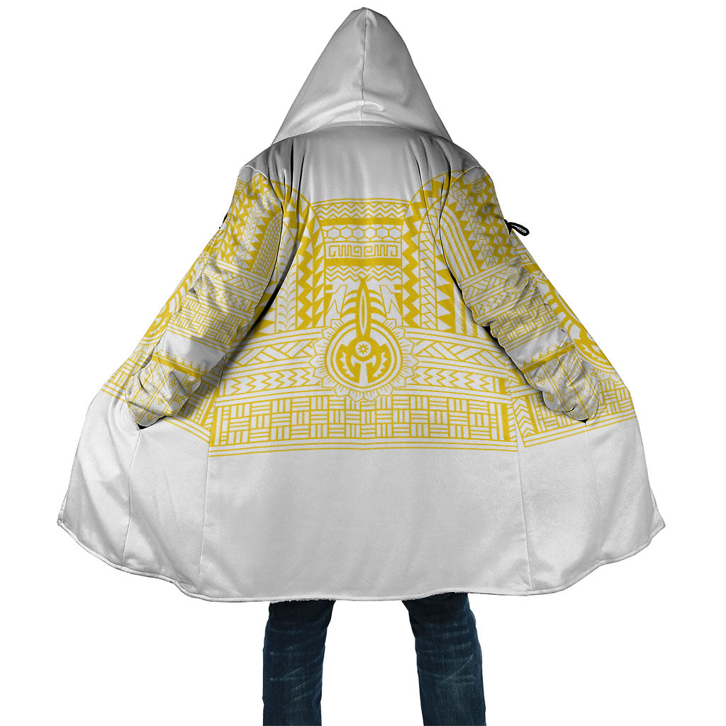 Philippines Filipinos Cloak Igorot Tribal Pattern White LT05 Unisex White - Polynesian Pride
