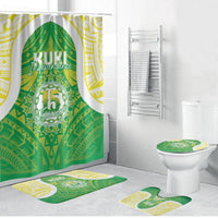 Kuki Independence 2026 Bathroom Set Cook Islands 15 Finest Green Version LT05 Bathroom Set (4 pcs) Green - Polynesian Pride