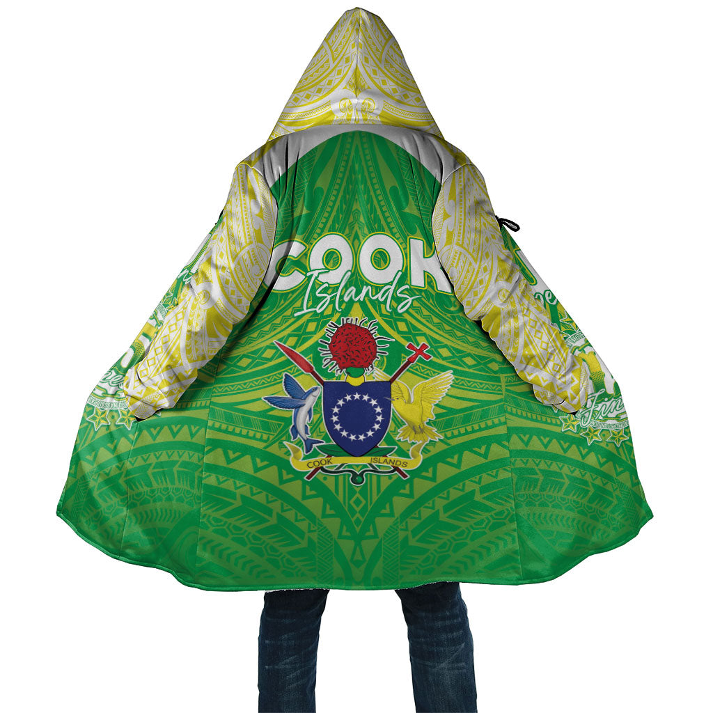 Kuki Independence 2026 Cloak Cook Islands 15 Finest Green Version LT05 Unisex Green - Polynesian Pride