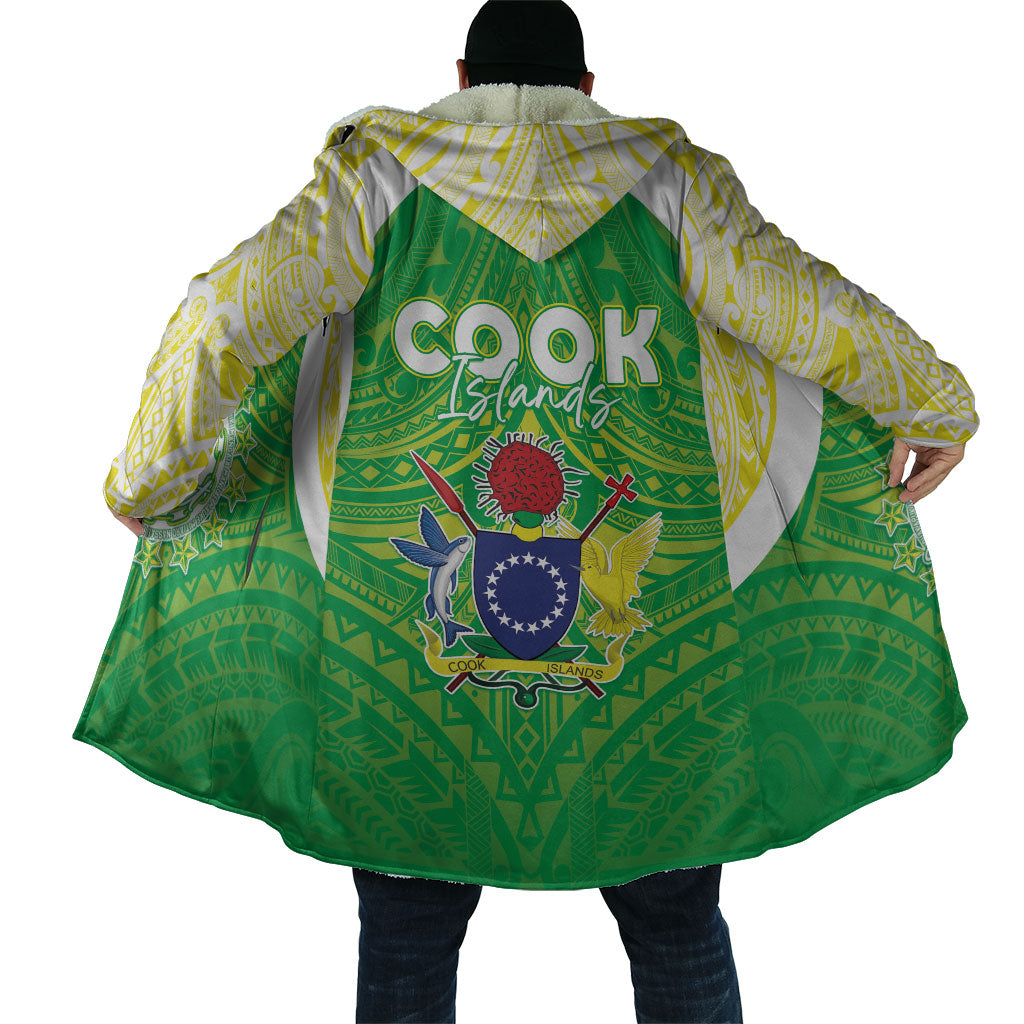 Kuki Independence 2026 Cloak Cook Islands 15 Finest Green Version LT05 - Polynesian Pride