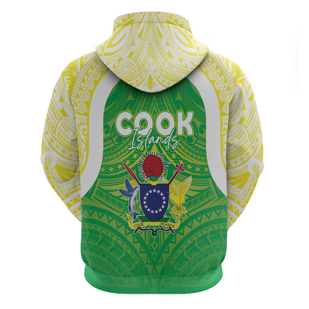 Kuki Independence 2026 Hoodie Cook Islands 15 Finest Green Version LT05 - Polynesian Pride